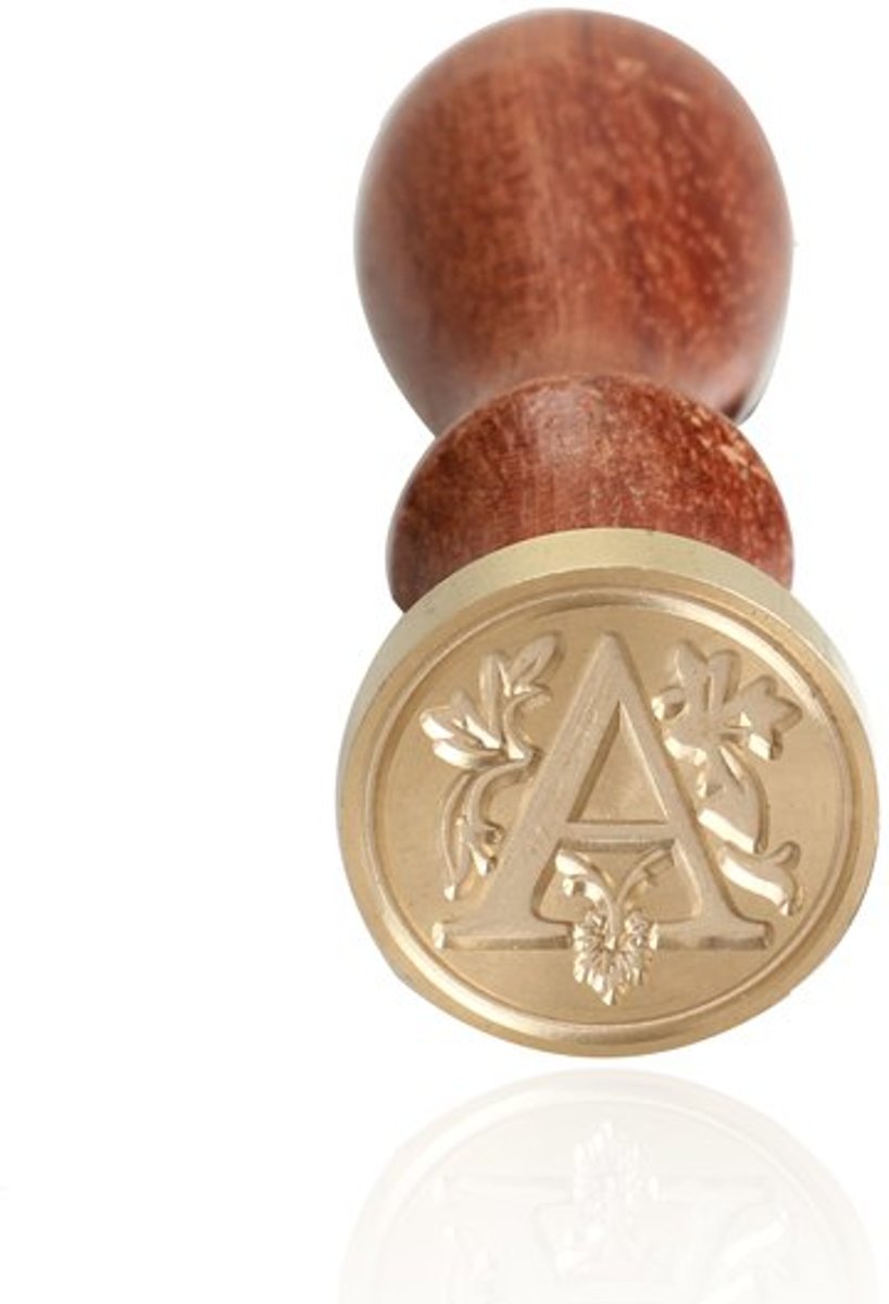 Houten Stempel met Letter A | Wax Seal | Stempelen